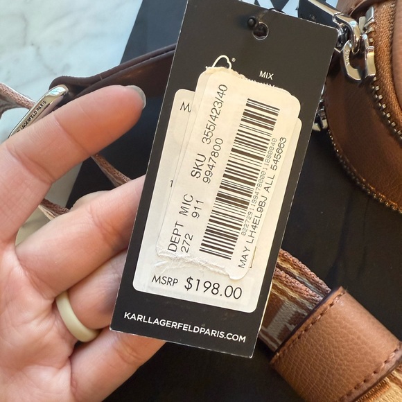 NWT Karl Lagerfeld Paris CrossBody - Picture 13 of 14